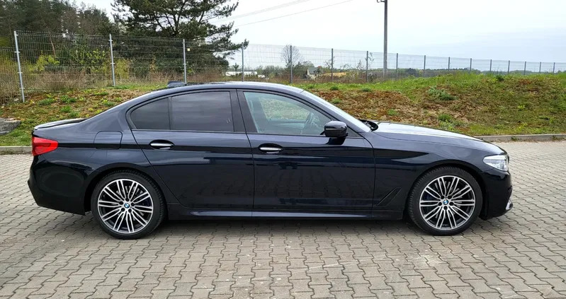 bmw seria 5 mrągowo BMW Seria 5 cena 160000 przebieg: 185000, rok produkcji 2018 z Mrągowo